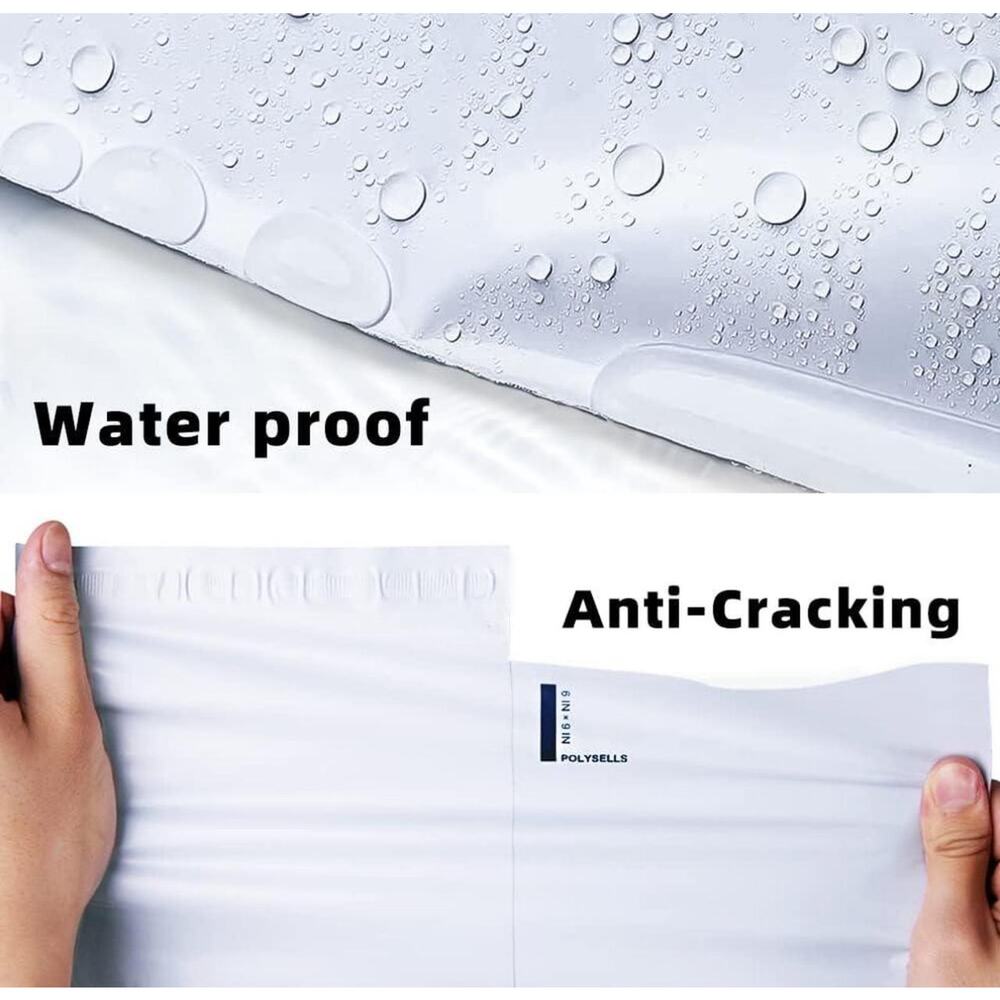 POLY MAILERS WHITE (15 PACK) 12x15.5 SELF SEAL SHIPPING BAGS MAILING BAGS NEW - Picture 3 of 4